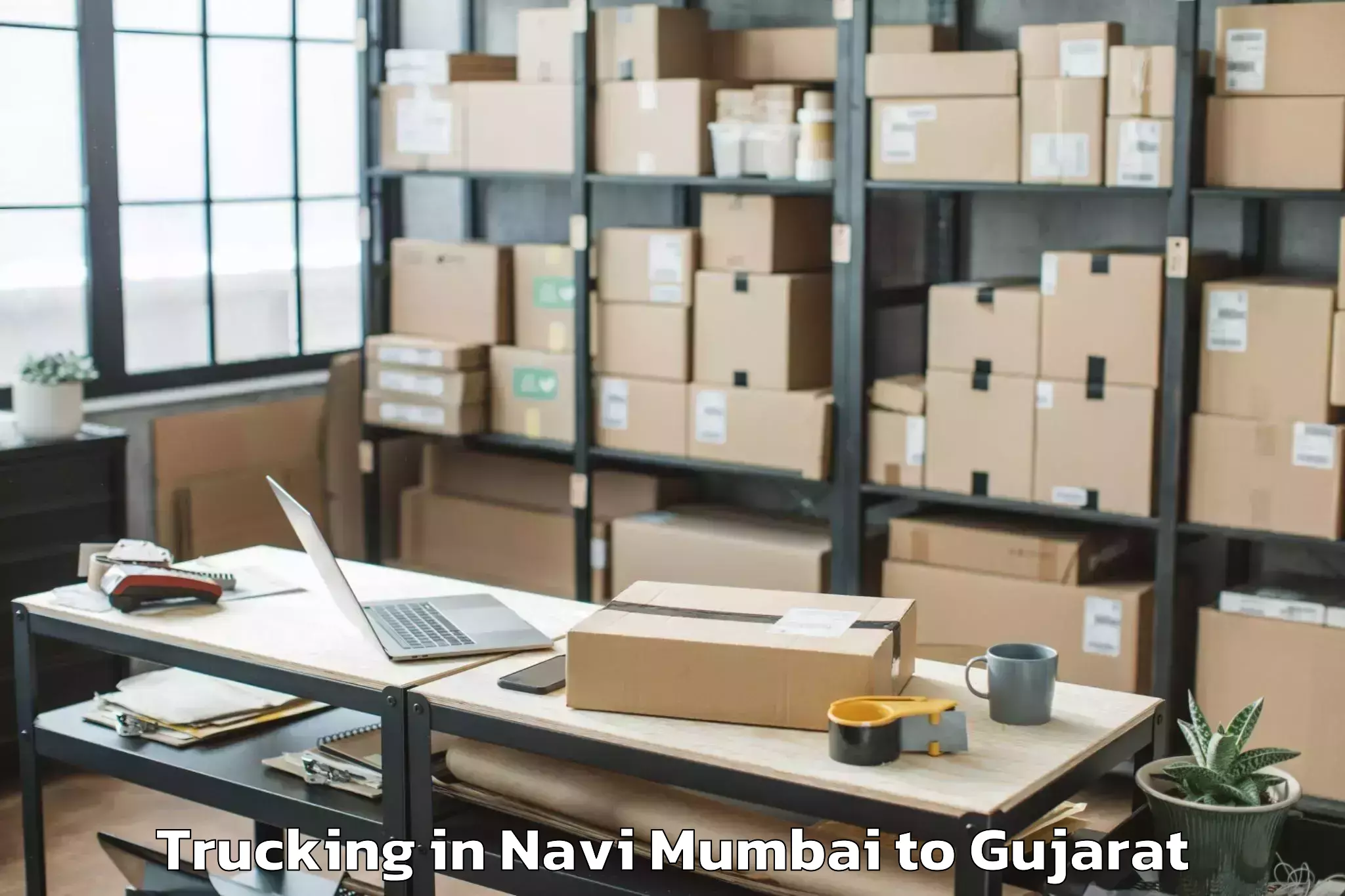 Navi Mumbai to Sagbara Trucking